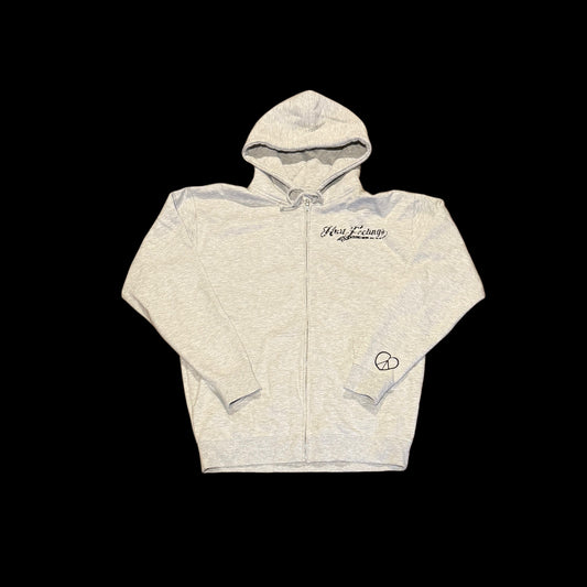 Grey Recycle Hoodie