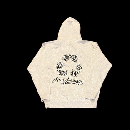 Grey Recycle Hoodie